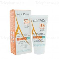 A-DERMA Protect AC fluide matifiant très haute protection SPF 50+
