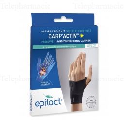 EPITACT Carp'activ orthèse poignet main gauche Taille M